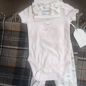 Snuggle Bunny Pink Kids Matching Set